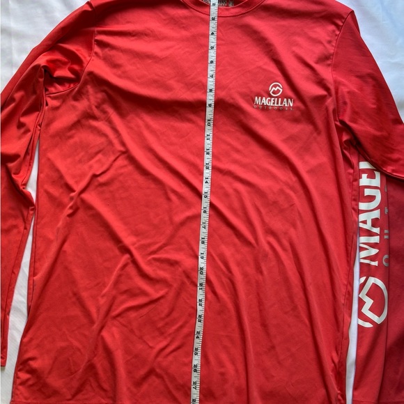 Magellan Outdoors Young Mens Fish Gear LS Shirt Red Size Large - Picture 6 of 7